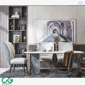 modern restaurant 3d model
